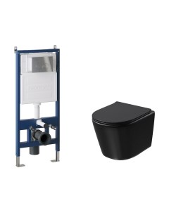 Унитаз подвесной с инсталляцией Grossman GR-4477BMSQ+900.K31.01.000+700.K31.01.100.100