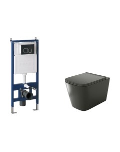 Унитаз подвесной с инсталляцией GR-4441BMS+900.K31.01.000+700.K31.02.210.210 Grossman