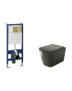 Унитаз подвесной с инсталляцией GR-4441BMS+900.K31.01.000+700.K31.02.300.300 Grossman