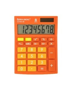 Калькулятор Brauberg Ultra-08-RG / 250511