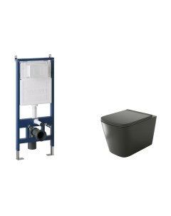 Унитаз подвесной с инсталляцией GR-4441BMS+900.K31.01.000+700.K31.04.01M.01M Grossman