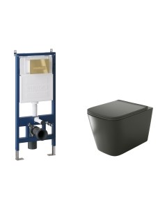 Унитаз подвесной с инсталляцией GR-4441BMS+900.K31.01.000+700.K31.03.300.300 Grossman