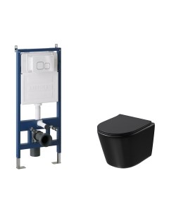 Унитаз подвесной с инсталляцией Grossman GR-4477BMSQ+900.K31.01.000+700.K31.02.000.000