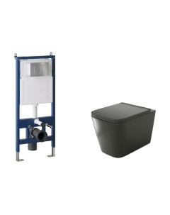 Унитаз подвесной с инсталляцией GR-4441BMS+900.K31.01.000+700.K31.04.12M.12M Grossman