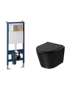 Унитаз подвесной с инсталляцией Grossman GR-4477BMSQ+900.K31.01.000+700.K31.01.310.310