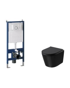 Унитаз подвесной с инсталляцией Grossman GR-4477BMSQ+900.K31.01.000+700.K31.01.000.000