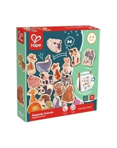 Развивающий игровой набор Hape Магнитные животные / E2002_HP
