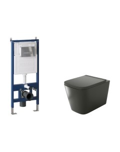 Унитаз подвесной с инсталляцией GR-4441BMS+900.K31.01.000+700.K31.03.100.100 Grossman