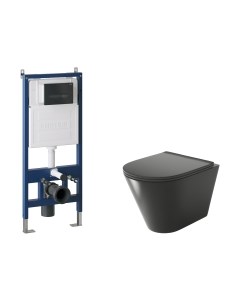 Унитаз подвесной с инсталляцией Grossman GR-4477BMS+900.K31.01.000+700.K31.03.210.210