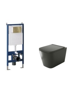 Унитаз подвесной с инсталляцией GR-4441BMS+900.K31.01.000+700.K31.05.32M.32M Grossman