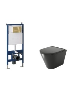 Унитаз подвесной с инсталляцией Grossman GR-4477BMS+900.K31.01.000+700.K31.03.300.300