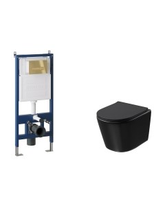 Унитаз подвесной с инсталляцией Grossman GR-4477BMSQ+900.K31.01.000+700.K31.03.300.300