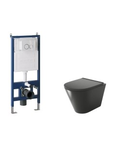 Унитаз подвесной с инсталляцией Grossman GR-4477BMS+900.K31.01.000+700.K31.01.000.000
