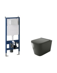 Унитаз подвесной с инсталляцией GR-4441BMS+900.K31.01.000+700.K31.05.01M.01M Grossman