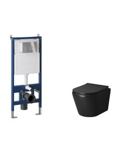 Унитаз подвесной с инсталляцией Grossman GR-4478BMS+900.K31.01.000+700.K31.02.100.100