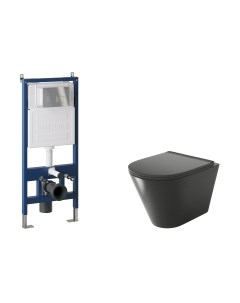 Унитаз подвесной с инсталляцией Grossman GR-4477BMS+900.K31.01.000+700.K31.02.100.100