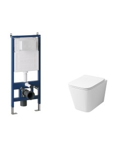 Унитаз подвесной с инсталляцией Grossman GR-4441S+900.K31.01.000+700.K31.05.01M.01M