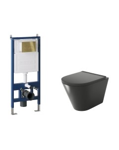 Унитаз подвесной с инсталляцией Grossman GR-4477BMS+900.K31.01.000+700.K31.01.300.300