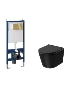 Унитаз подвесной с инсталляцией Grossman GR-4477BMSQ+900.K31.01.000+700.K31.02.300.300