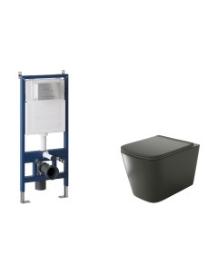 Унитаз подвесной с инсталляцией GR-4441BMS+900.K31.01.000+700.K31.02.110.110 Grossman