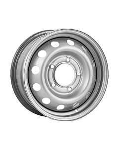 Штампованный диск Trebl 64G48L 15x6" 5x139.7мм DIA 98.6мм ET 40мм Silver