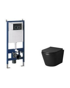 Унитаз подвесной с инсталляцией GR-4478BMS+900.K31.01.000+700.K31.02.210.210 Grossman