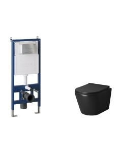 Унитаз подвесной с инсталляцией Grossman GR-4478BMS+900.K31.01.000+700.K31.02.110.110