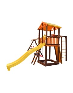 Игровой комплекс Perfetto Sport Pitigliano 7 + качели Паутина Perfetto sport
