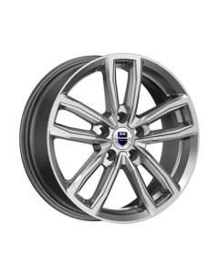 Литой диск Каланг 17x6.5" 5x114.3мм DIA 67.1мм ET 45мм Дарк платинум K&k