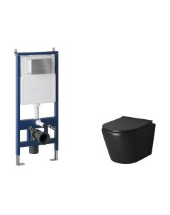 Унитаз подвесной с инсталляцией Grossman GR-4478BMS+900.K31.01.000+700.K31.01.110.110