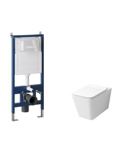 Унитаз подвесной с инсталляцией Grossman GR-4414S+900.K31.01.000+700.K31.03.000.000