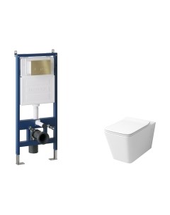 Унитаз подвесной с инсталляцией GR-4414S+900.K31.01.000+700.K31.05.32M.32M Grossman