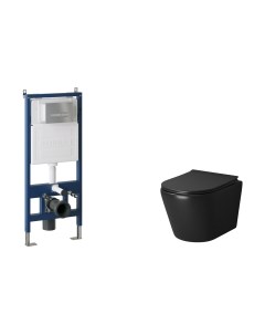 Унитаз подвесной с инсталляцией Grossman GR-4478BMS+900.K31.01.000+700.K31.03.110.110