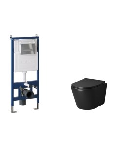 Унитаз подвесной с инсталляцией Grossman GR-4478BMS+900.K31.01.000+700.K31.03.100.100