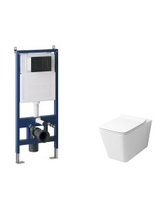 Унитаз подвесной с инсталляцией Grossman GR-4414S+900.K31.01.000+700.K31.04.21M.21M