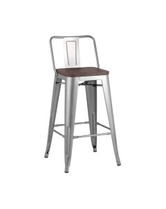 Стул барный Stool Group Tolix со спинкой / YD-H765E-W YG-15 Stool group