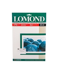 Фотобумага Lomond А4, 170 г/м, 25 л. / 0102143