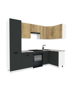 Кухонный гарнитур ВерсоМебель Эко-2 1.2x2.7 правая Версомебель