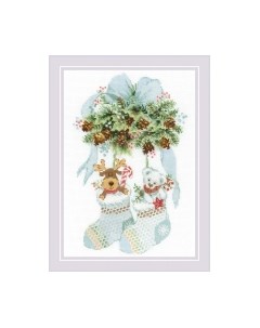 Набор для вышивания Мишки, шишки и олень / 1901 Риолис