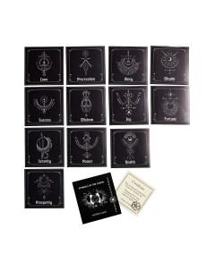 Набор наклеек Символы Авесты. Английская версия Gothic kotik production