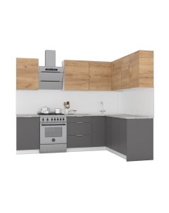 Кухонный гарнитур Интермебель Микс Топ-28 2.0x1.72м правая