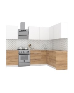 Кухонный гарнитур Интермебель Микс Топ-26 2.1x1.52м правая