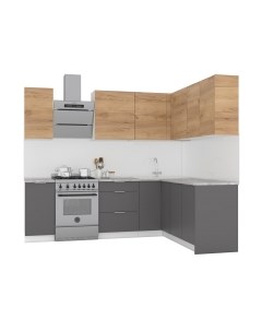 Кухонный гарнитур Интермебель Микс Топ-27 1.9x1.72м правая