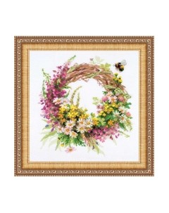 Набор для вышивания Венок с иван-чаем / 1456 Риолис