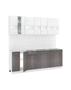 Кухонный гарнитур Кортекс-мебель Корнелия Экстра 2.2 без столешницы