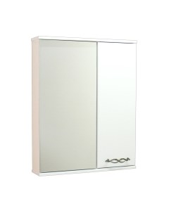 Шкаф с зеркалом для ванной СанитаМебель Джаст 12.600 Санитамебель