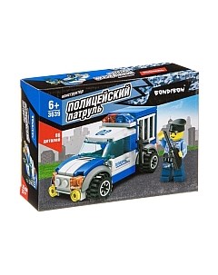 Конструктор Bondibon Полицейский патруль. Машина / ВВ3639
