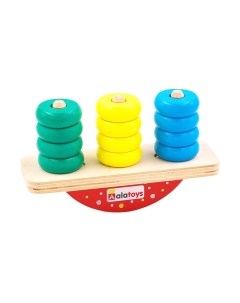 Развивающая игрушка Alatoys Игра-баланс Пирамидка / БЛ04