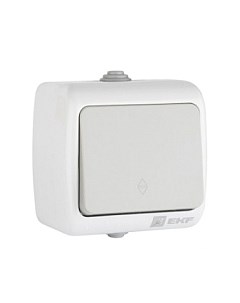 Выключатель EKF Мурманск 1кл 10А IP54 проходной / EFV10-025-30-54 Ekf