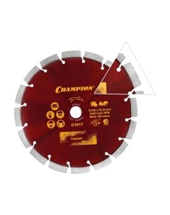 Отрезной диск алмазный Champion C1617